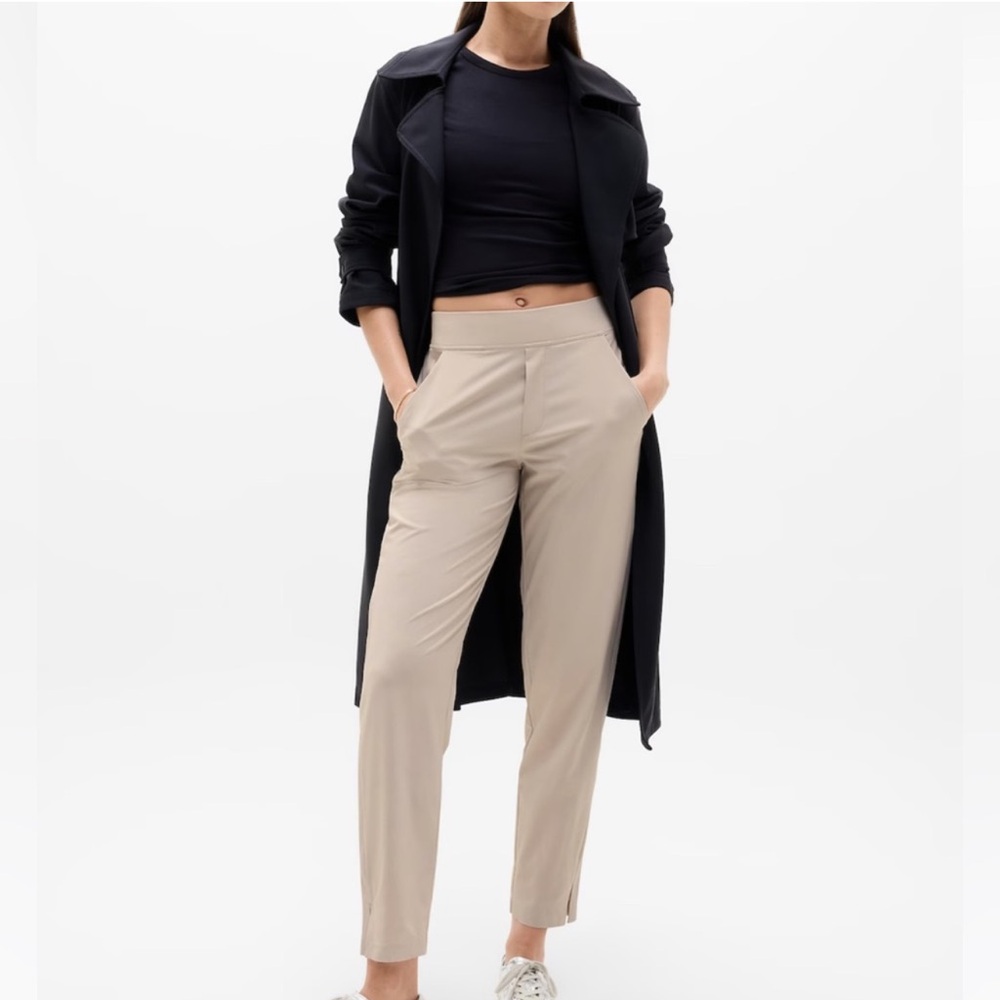 Athleta Brooklyn Ankle Pant Comfy Travel Women’s SZ 2 Athleisure Sustainable